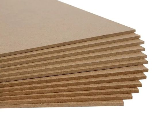Высококачественный E0 E1 сырой простой Mdf доска для декорации мебели из Хэнана 8 мм 9 мм 18 мм